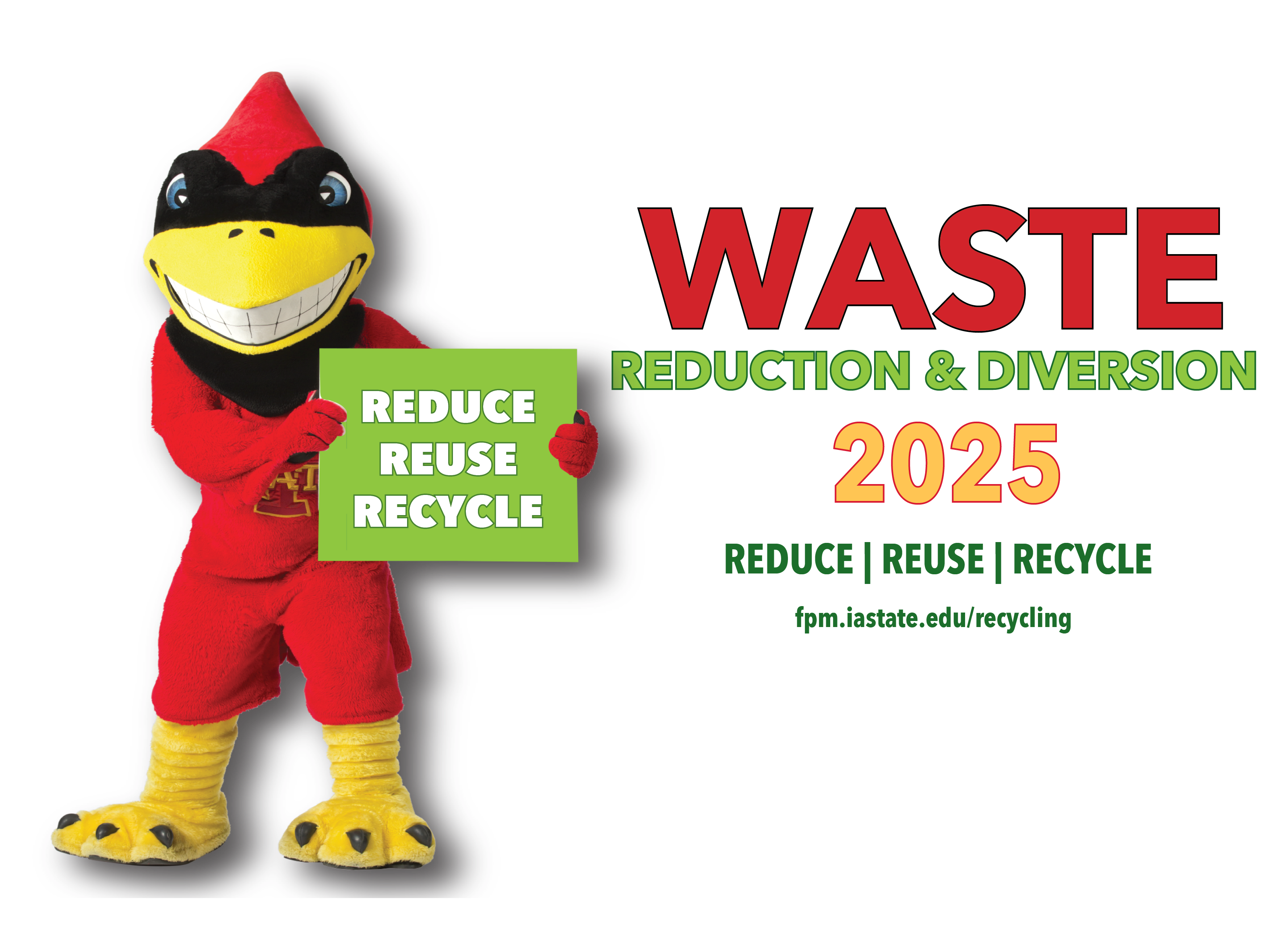 Waste reduction and diversion 2025 - reduce,reuse, recycle